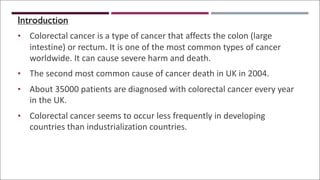 colorectal cancer causes risk factors and staging | PDF