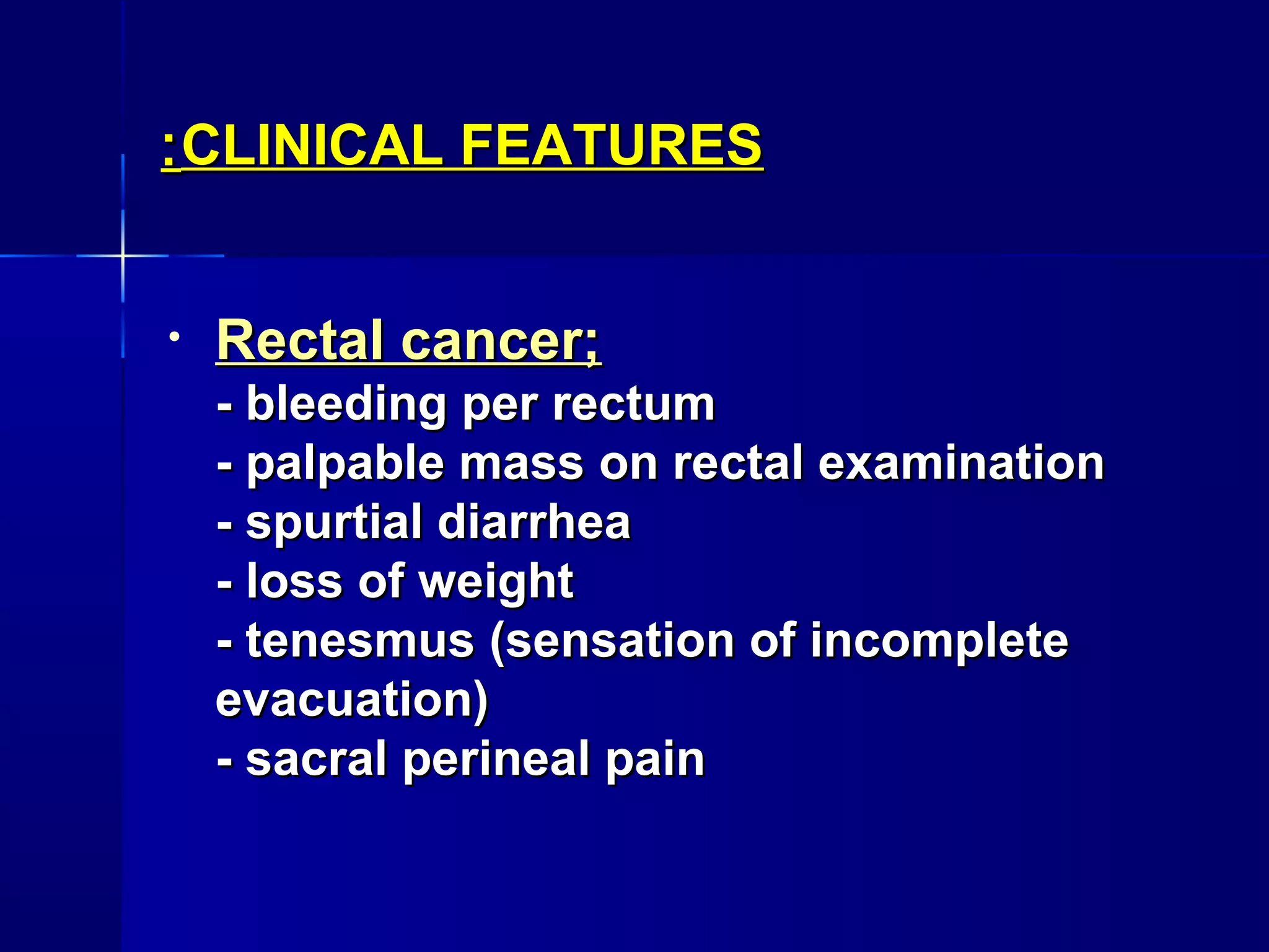 Colorectal cancer PPT