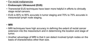 Colorectal carcinoma  anatomy to management