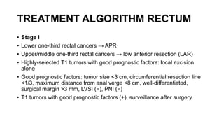 Colorectal carcinoma  anatomy to management