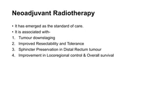Colorectal carcinoma  anatomy to management