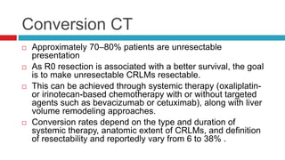 Resectable Meaning Colorectal liver metastasis | PPTX
