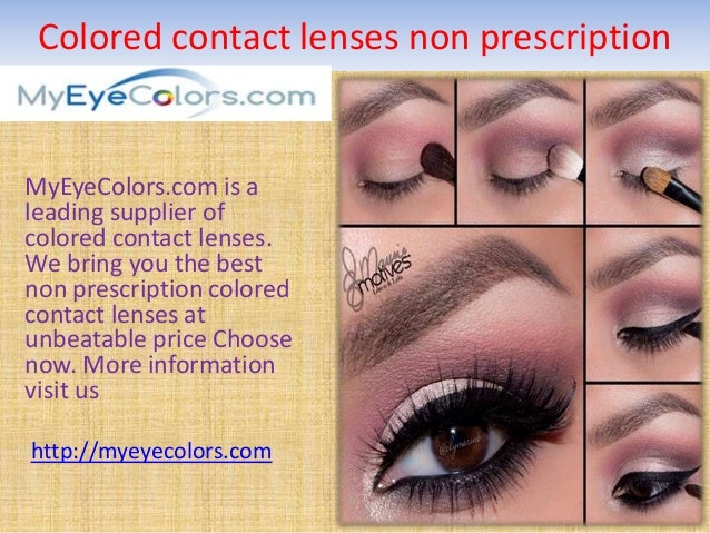 colored contact lenses non
