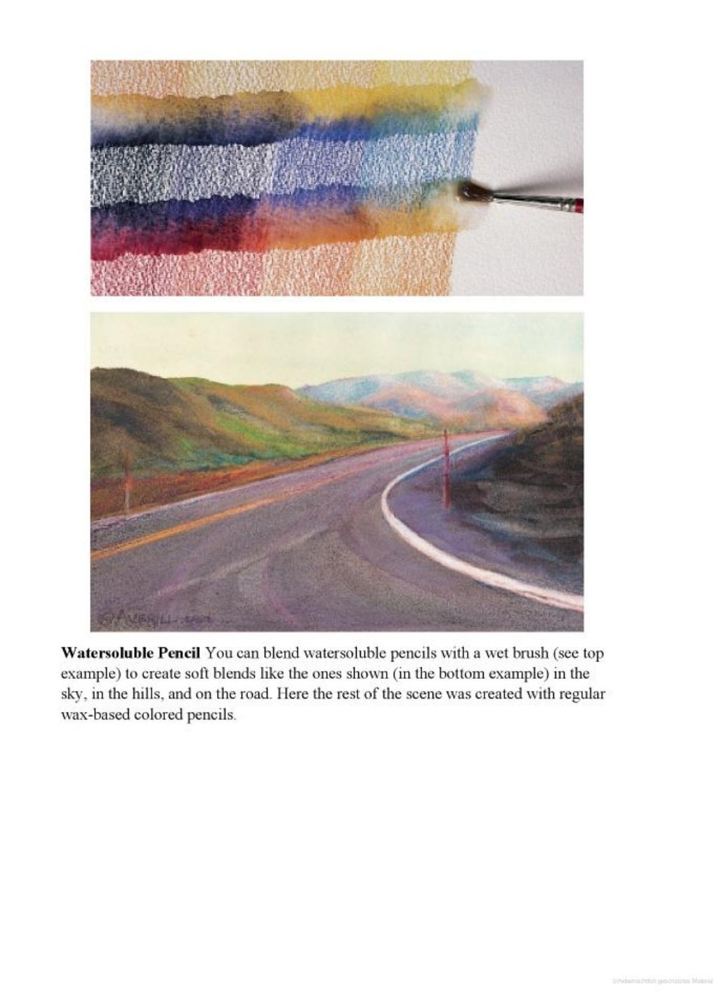 Colored pencil step by step