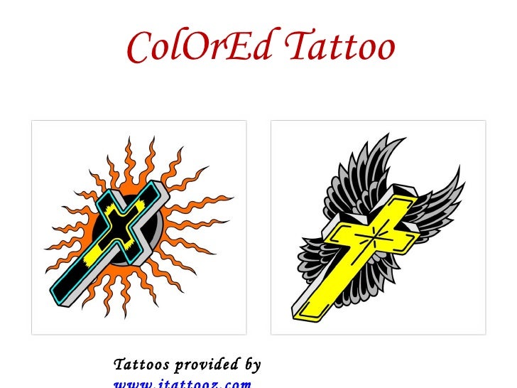 colored tattoo design