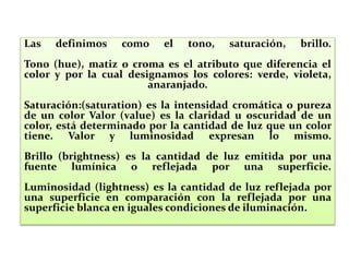 TEORÍA DEL COLOR | PPTX