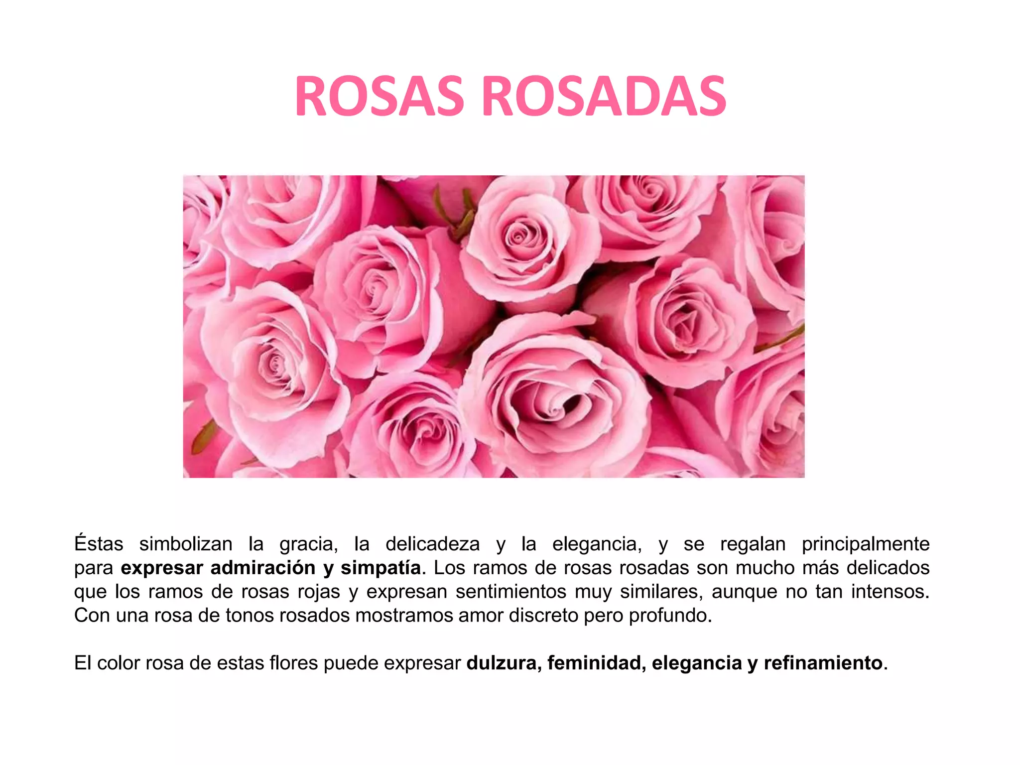 Colores de las rosas | PPTX | Flower Shopping | Shopping