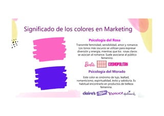 Color Rosa Sinónimo Colores en marketing | PDF