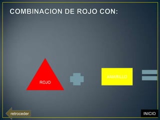 AMARILLO
             ROJO




retroceder                     INICIO
 