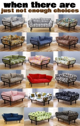 18 Unique Convertible Futon Sofas that Add Color and Style with Floral Patterns, Colorful Mosaics, Leaves, Geometric Designs, Animal Prints and more... 