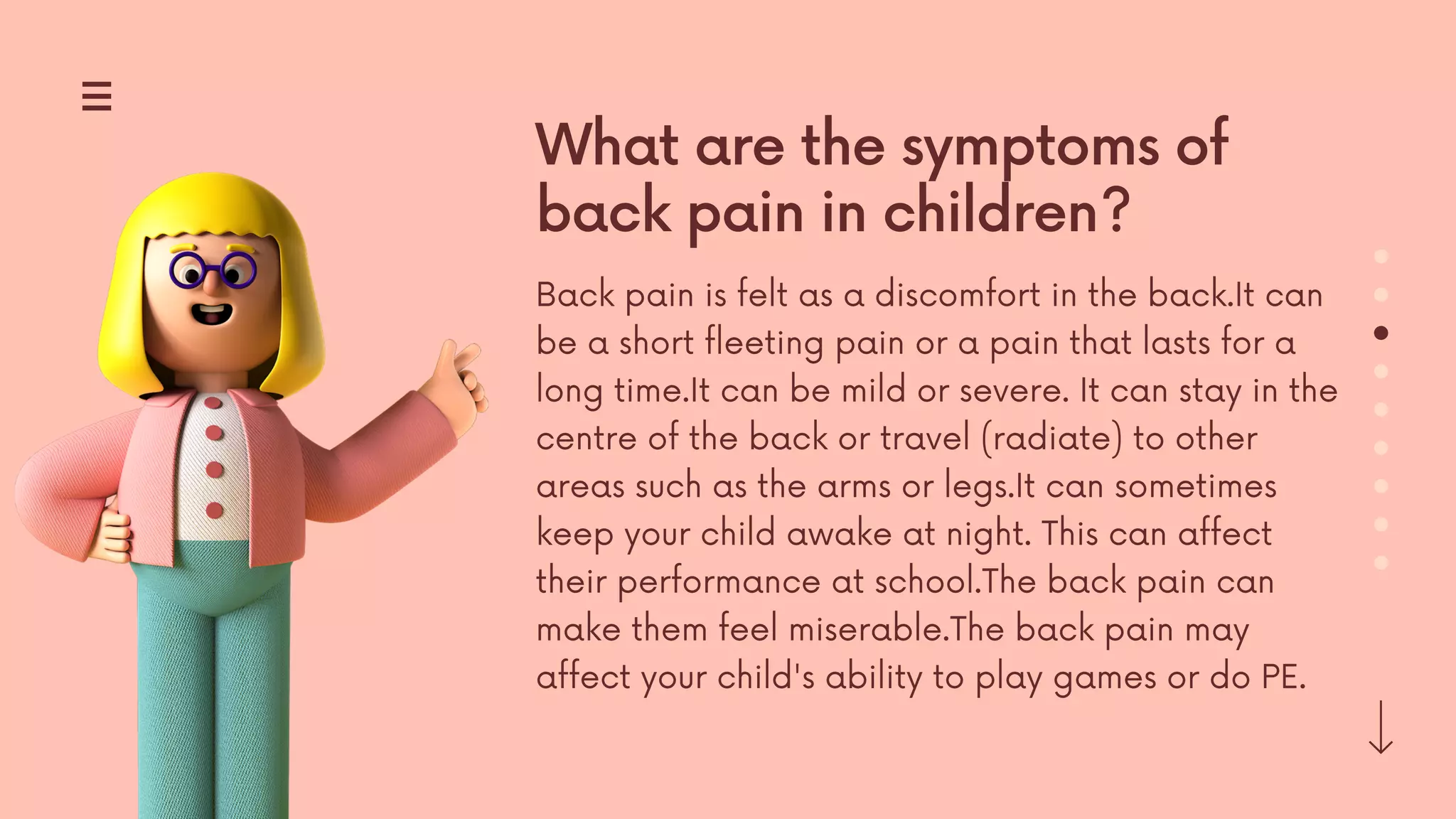 Back pain in Children | PPT