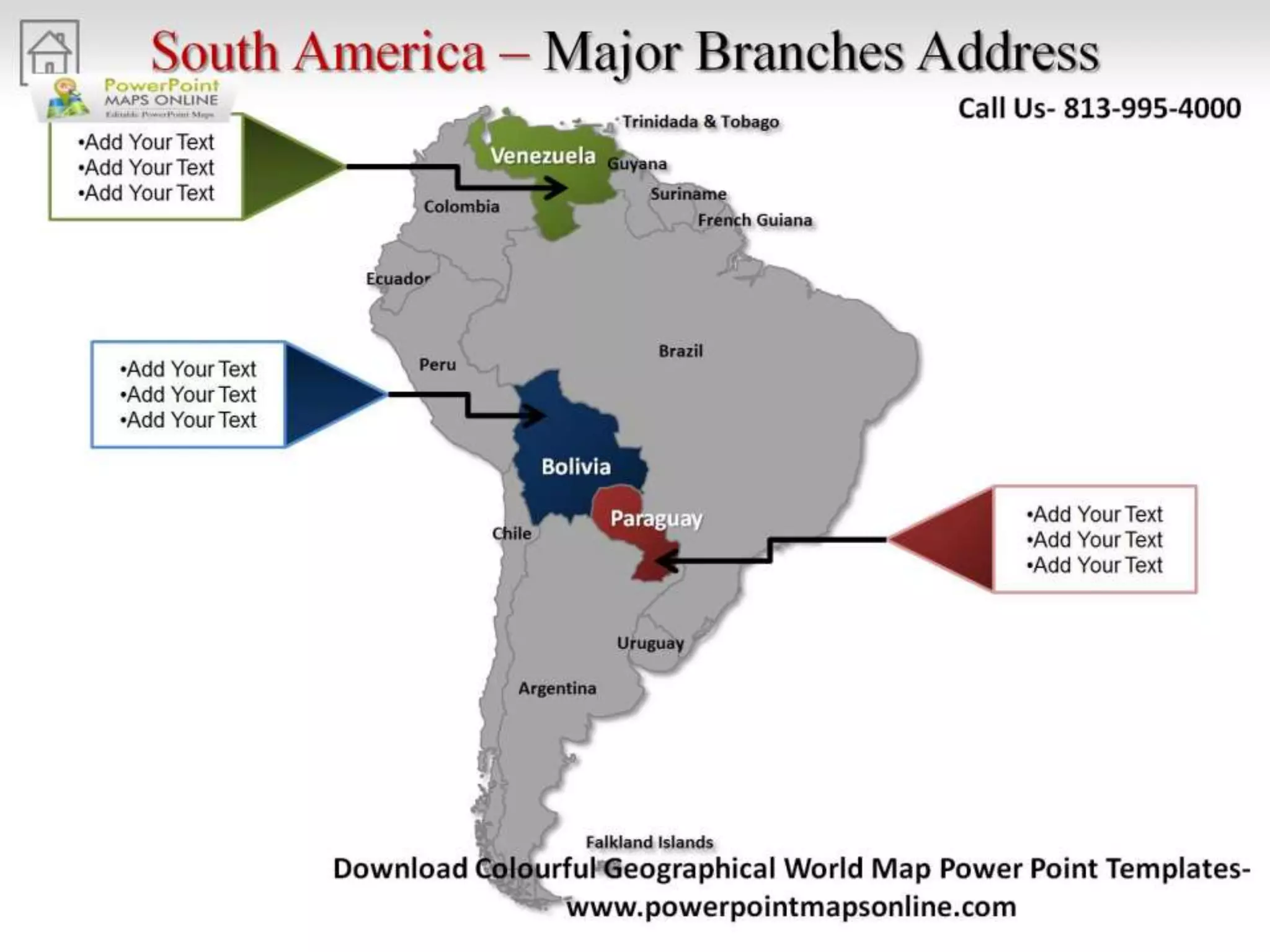 Online Colorful Geographical World Map Powerpoint