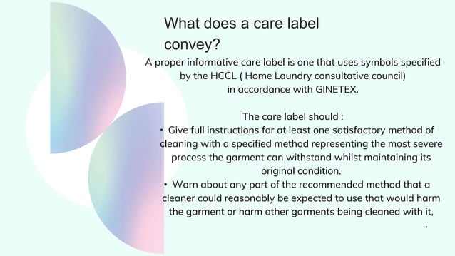 Care labelling- Wash care Label symbols and it’s importance | PPT