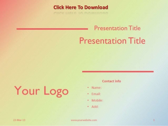 Colorful gradient Theme