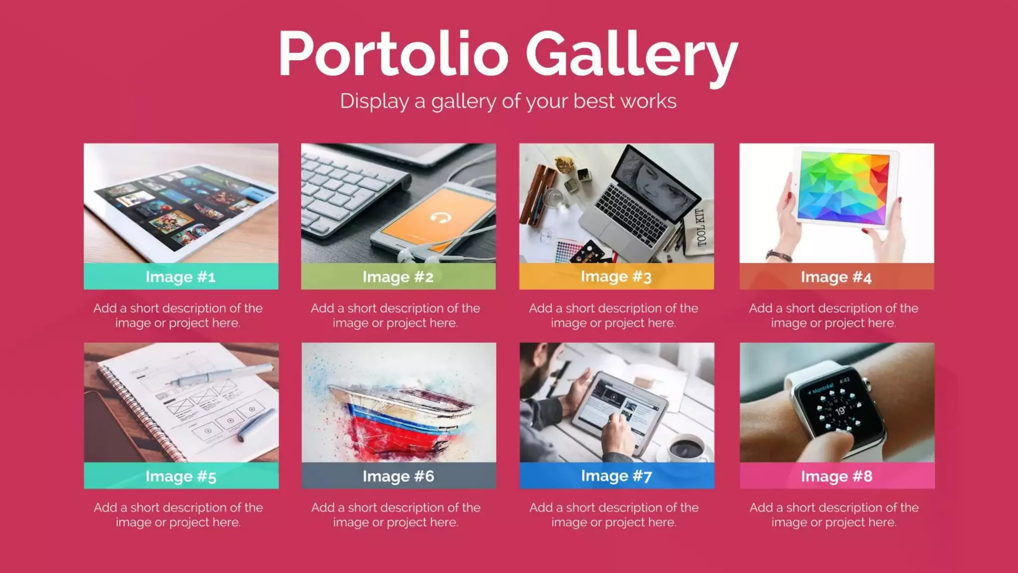 Colorful Hexagons - Presentation Template