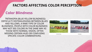 How we perceive colors/science behind colors | PPTX