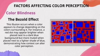 How we perceive colors/science behind colors | PPTX
