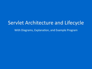 Colorful_Servlet_Architecture_Lifecycle (1).pptx