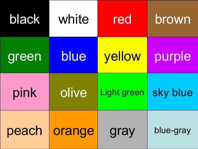 color guessing game yellow blue green