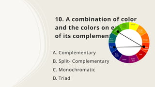 color harmony PRINCIPLES OF DESIGN.pptx1 | PPTX