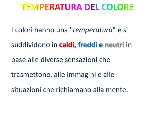 Colori Caldi Freddi Adiacenti