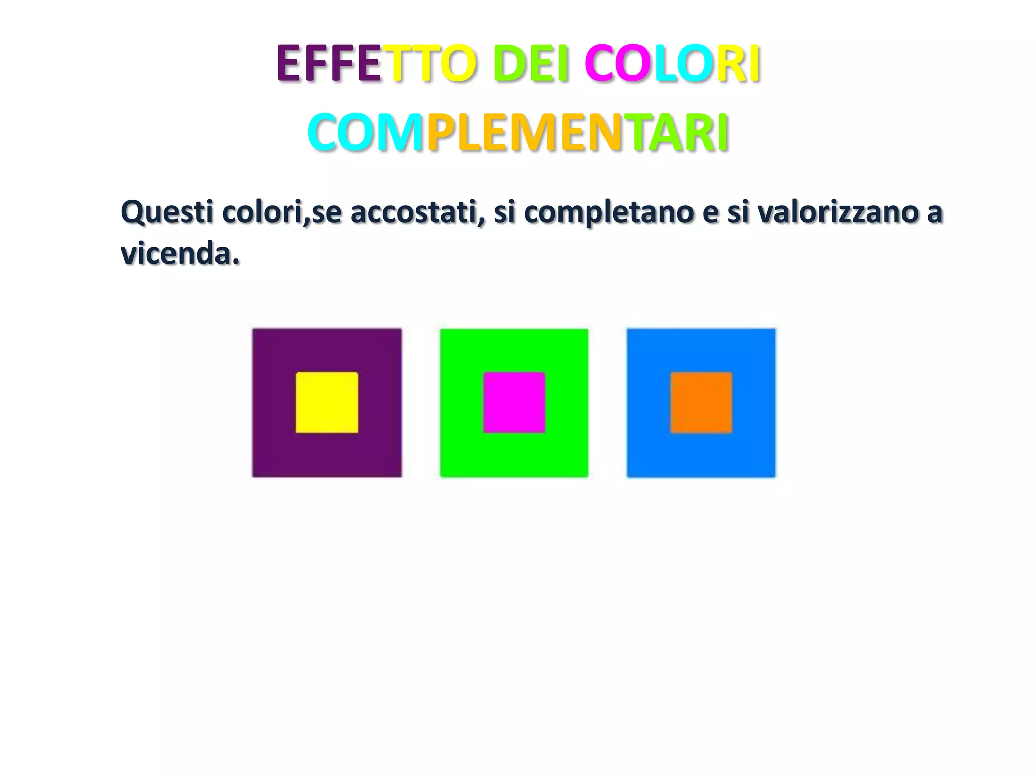 Il Contrasto Complementare Colori complementari | PDF