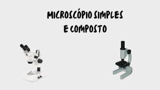 Microscópiosimples
eComposto
 