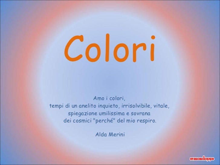 Colori e poesie