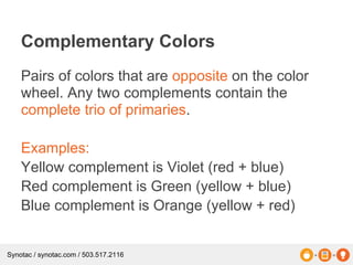 PixelSpoke Lunch + Learn: Color Theory | PDF