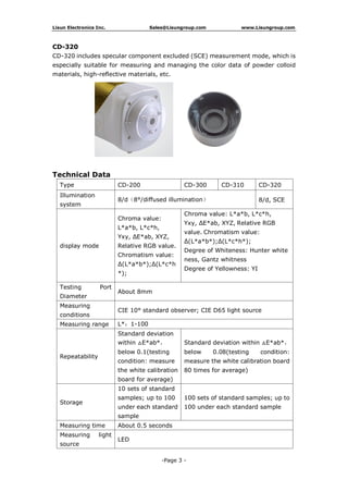 Colorimeter | PDF