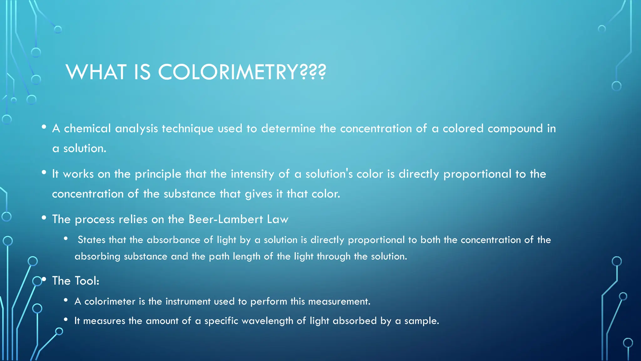 Introduction to Colorimetry and Colorimeter | PPTX