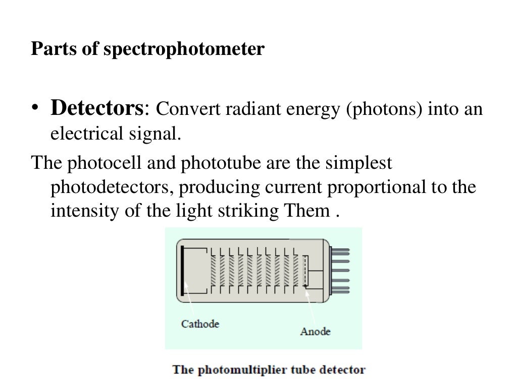 Colorimeter and spectrophotometer, Mass Spectrometer