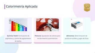 Colorimetría en Química Analítica: Cuantificación y Aplicaciones del ...