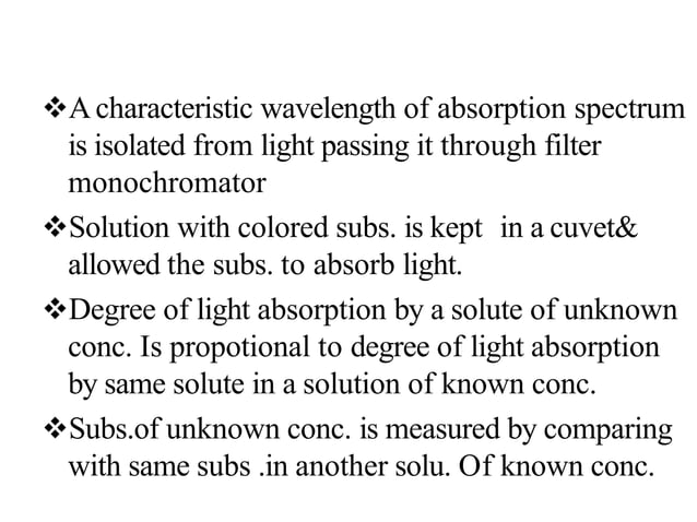 Colorimetry & spectrophotometry | PDF | Chemistry | Science