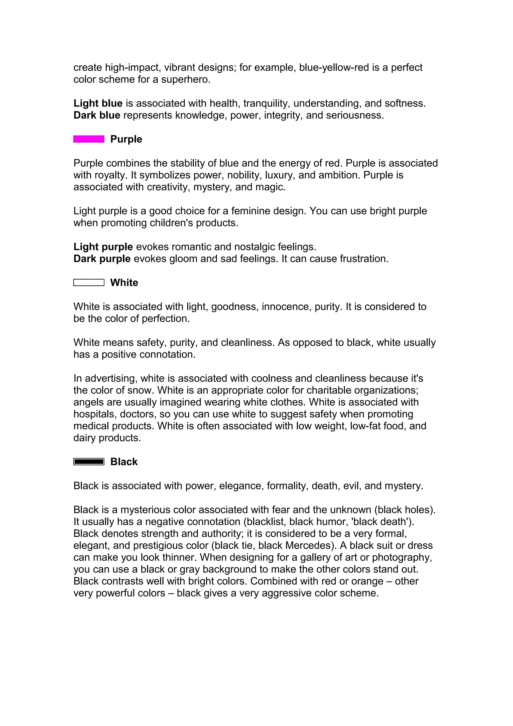 Color in advertising | DOC