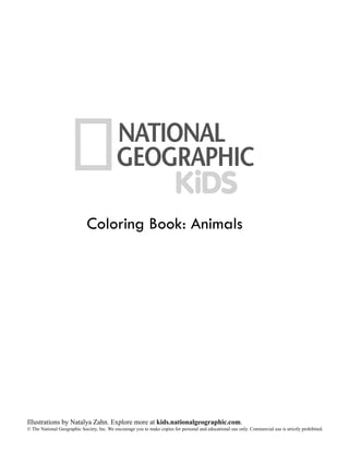 Coloring book-animals | PDF