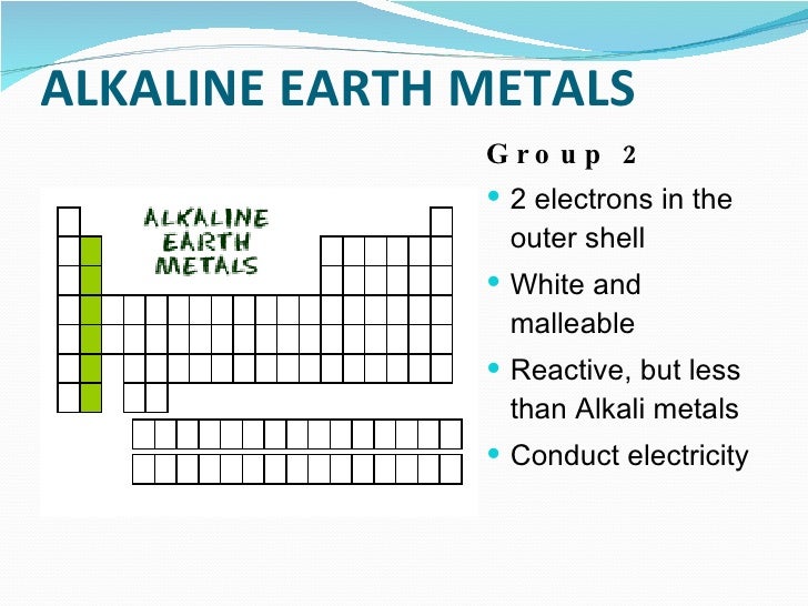 Chemical And Physical Properties Of Alkali Earth Metals Chemical And Physical Properties Of Alkali Earth Metals