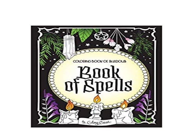 Download E Book Audiobook Library Coloring Book Of Shadows Book Of Spells Re