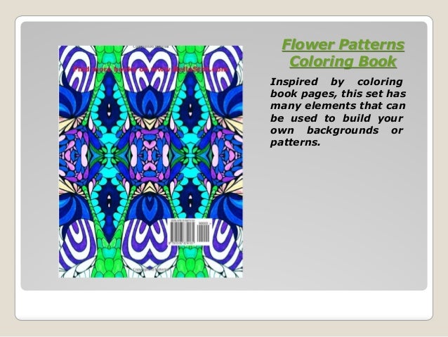 Flower Patterns Coloring Book