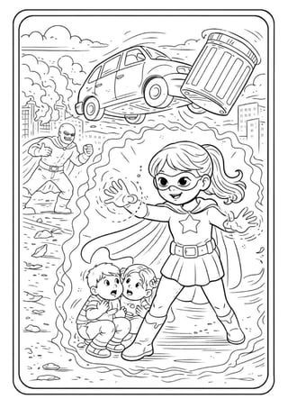 Superhero Coloring Book for Kids – 50 Pages of Fun, Dynamic Superheroes ...