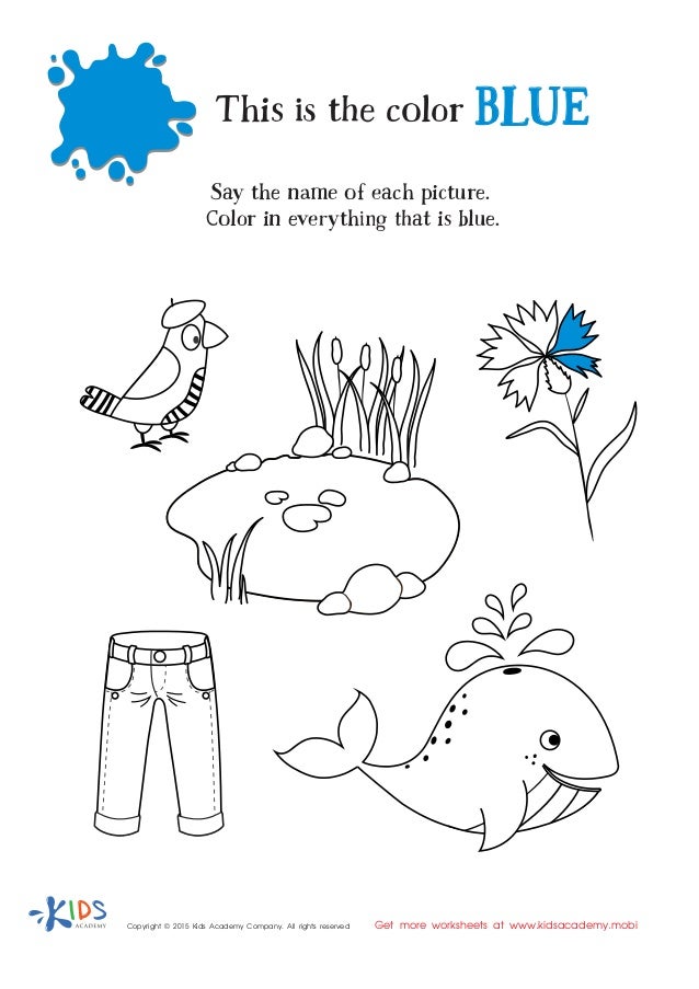 Learning Color Blue For Toddlers And Preschool Learning Color Blue For Toddlers And Preschool