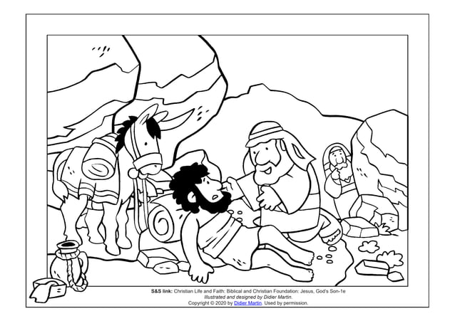 Free Good Samaritan Coloring Pages
