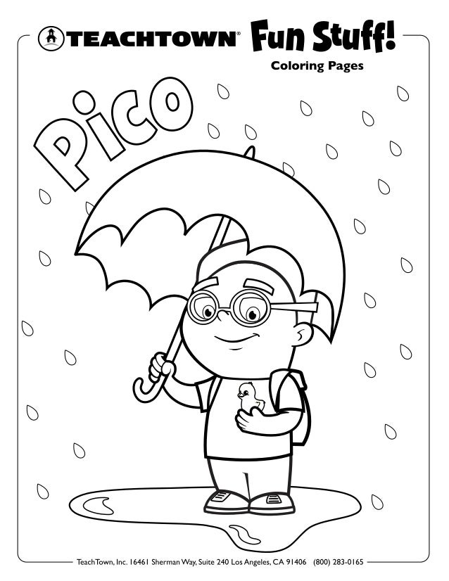 Coloringpages Teach Town