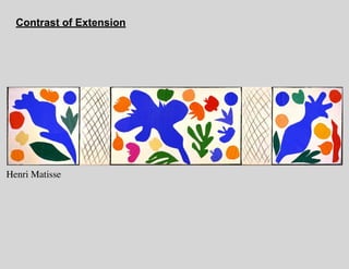 Contrast of Extension
Henri Matisse
 