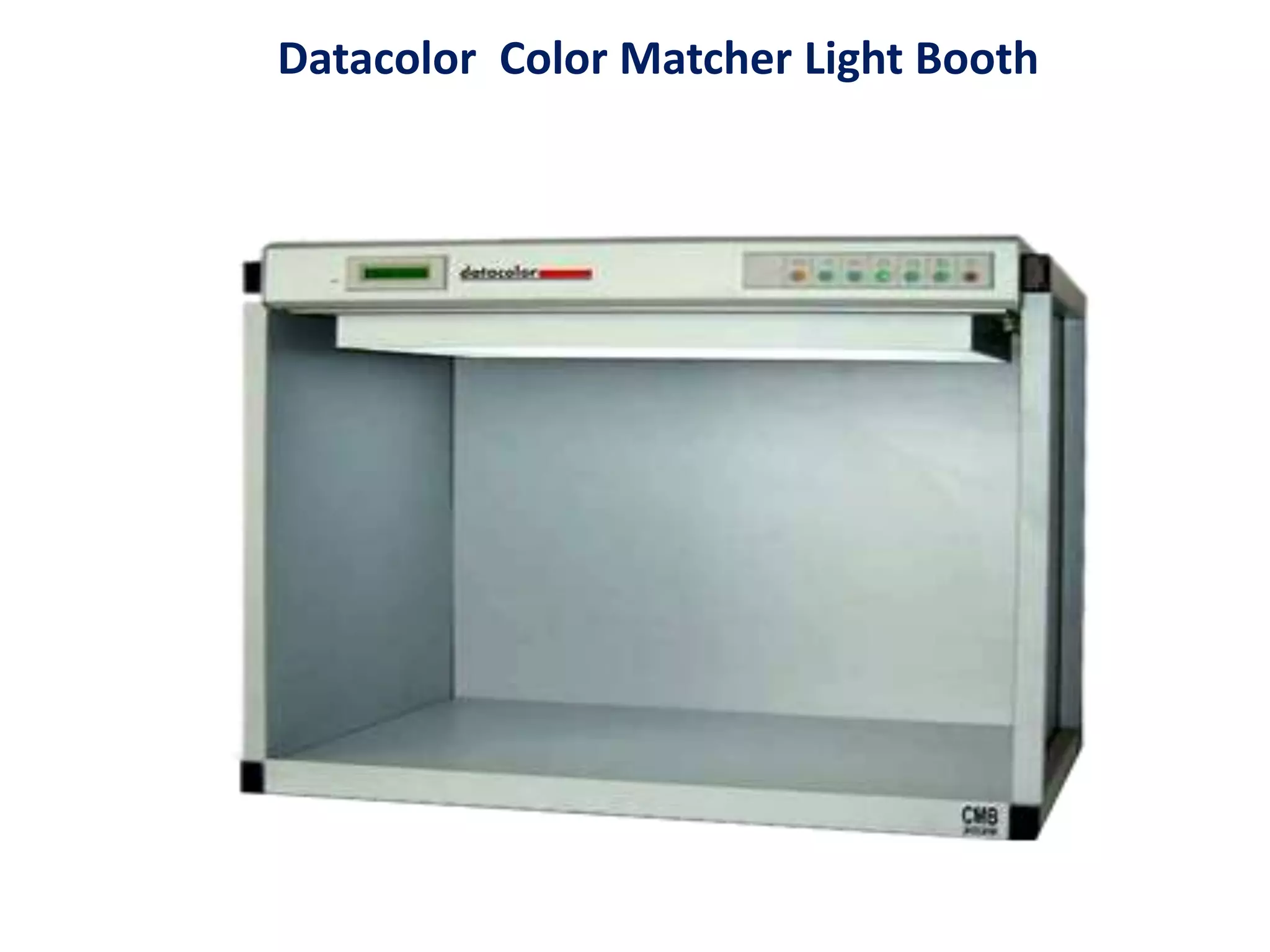 Datacolor Color Matcher Light Booth
 