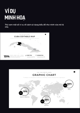 Thử xem một số ví vụ về cách sử dụng biểu đồ như mình vừa mô tả
nhé.
VÍ DỤ
MINH HOẠ
 