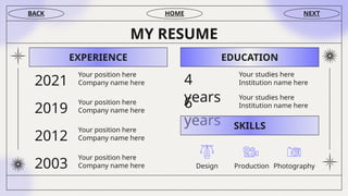 PPT Template of Purple Color For Free Download | PPTX
