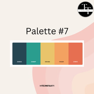 9 Cool Color Palettes for Websites | PDF