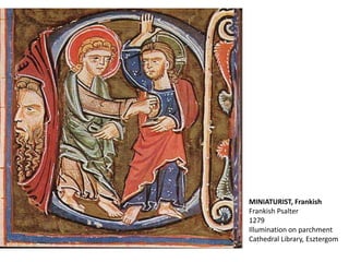 Color y contornoMINIATURIST, FrenchWeedingc. 1180IlluminationonparchmentKoninklijkeBibliotheek, Den Haag