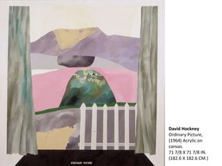 El primer matrimonio (Un matrimonio de los estilos I)  1962. Óleo sobre lienzo. 182.9 x 214 cm. TateGallery. Londres. Inglaterra.